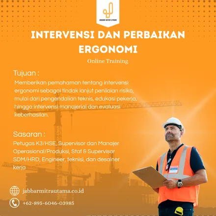 Intervensi dan Perbaikan Ergonomi